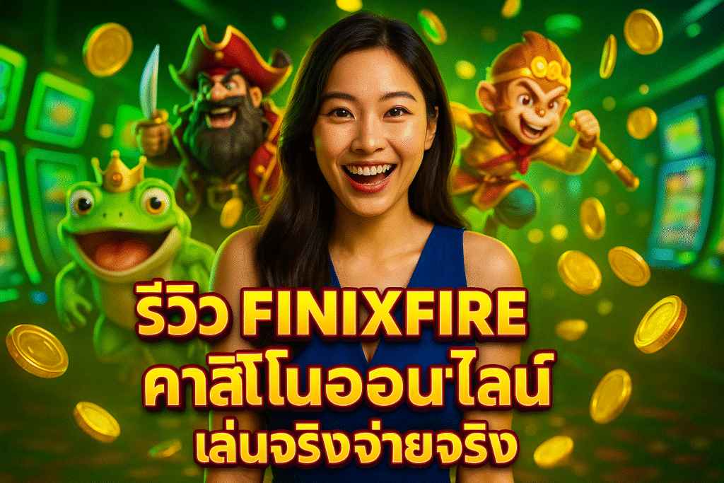 รีวิว FINIXFIRE คาสิโนออนไลน์ เล่นจริงจ่ายจริง
