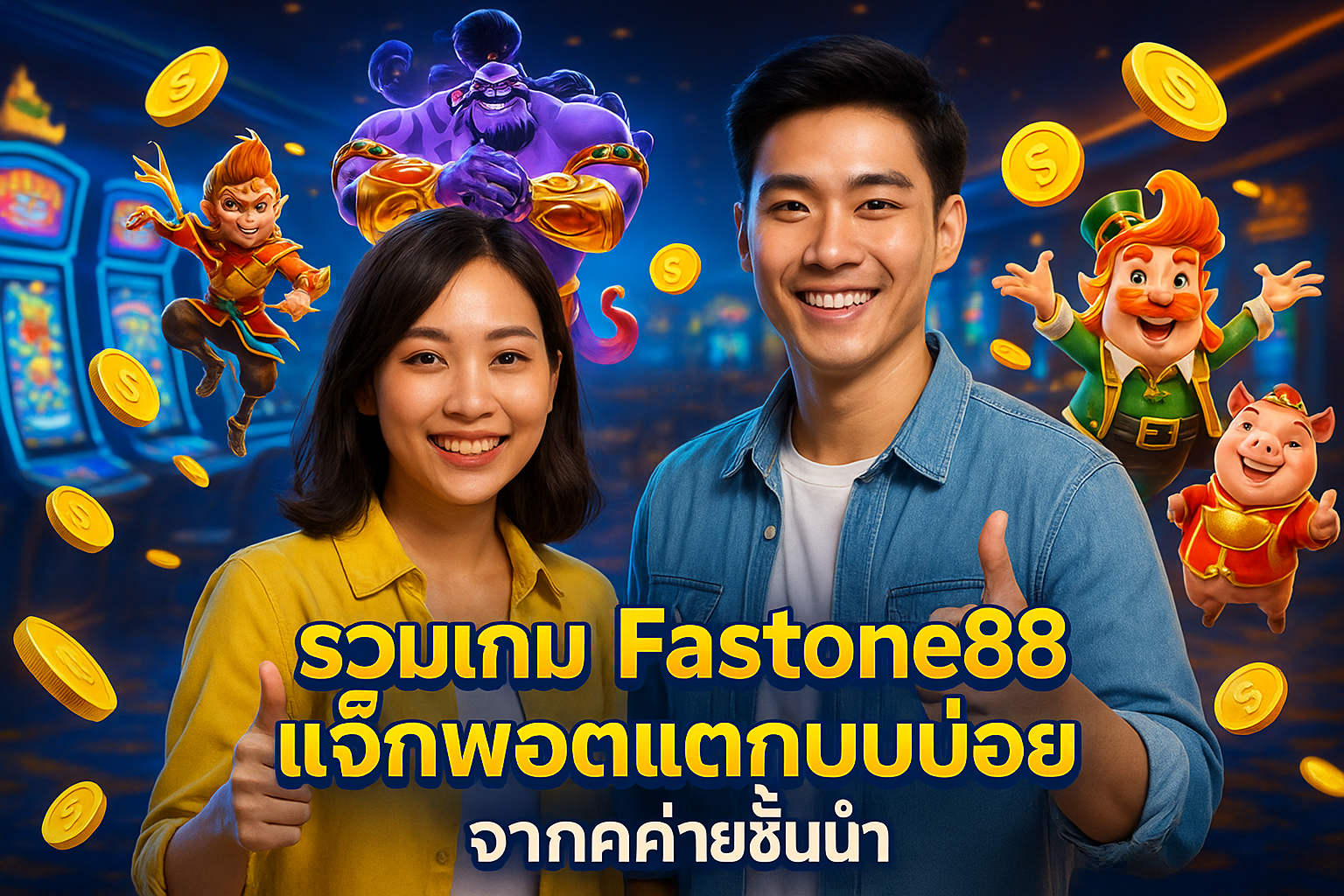 รวมเกม FASTONE88 แจ็กพอตแตกบ่อย จากค่ายชั้นนำ