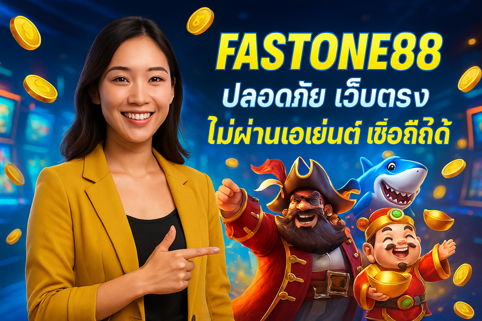 FASTONE88 ปลอดภัย เว็บตรง ไม่ผ่านเอเย่นต์ เชื่อถือได้