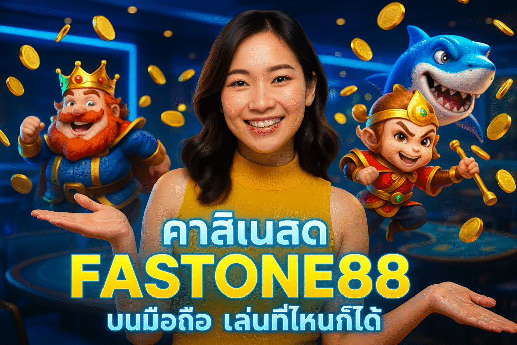 คาสิโนสด FASTONE88 บนมือถือ เล่นที่ไหนก็ได้